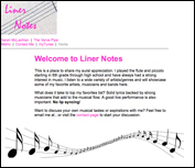 liner notes site